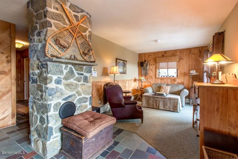 83 Sky Farm Road Copake, NY 12516 - Photo 33 of 38 a living room with furniture and a fireplace