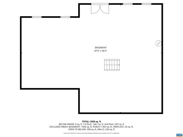 an aerial view of residential house with outdoor space