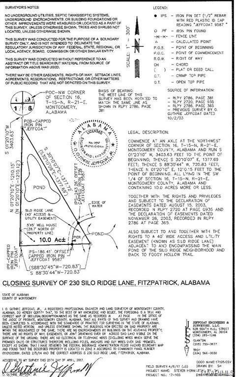 230 Silo Rdg Lane Fitzpatrick, AL 36029 - Photo 1 of 1 Gallery Image 1