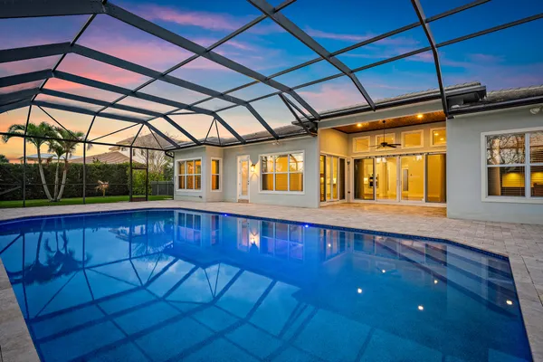 a view of a house with pool