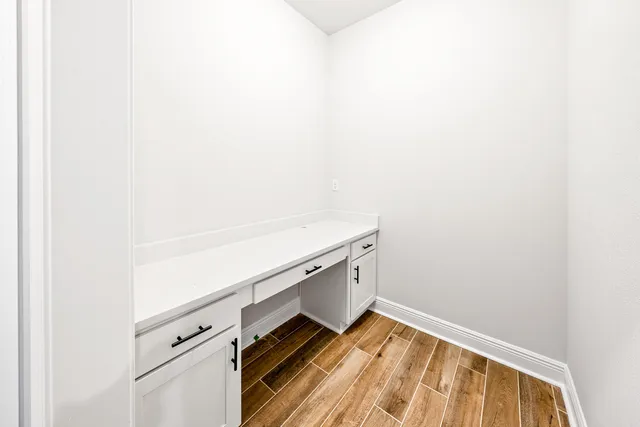 a view of storage and utility room with washer and dryer