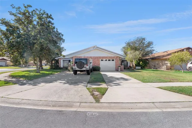 a front view of house with yard
