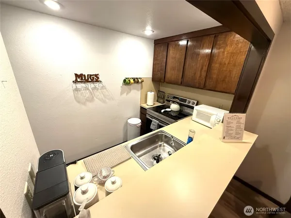a room with storage and utility