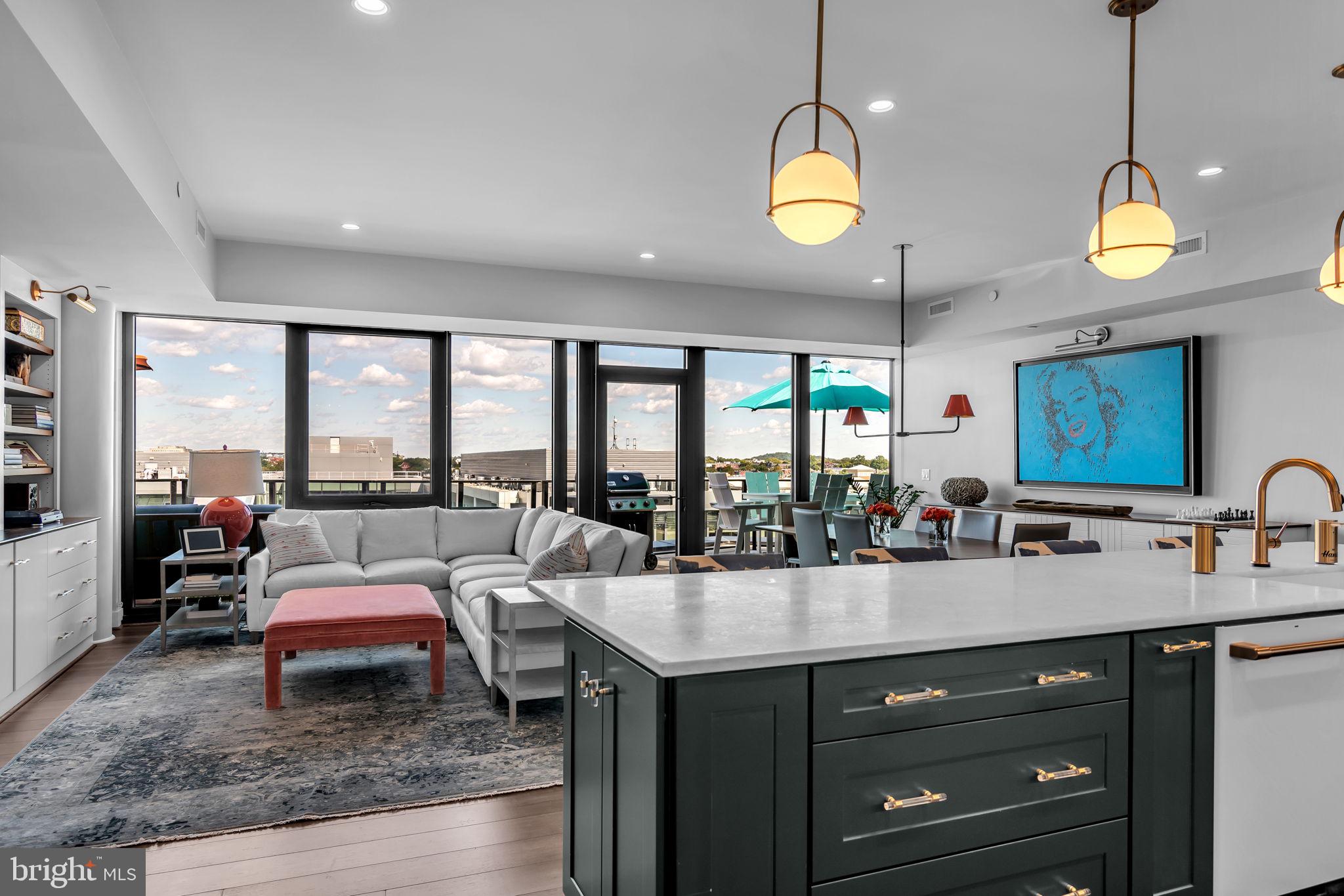 1300 4th Street Southeast, Unit PH2 Washington, DC 20003 - Photo 16 of 60 Open and sunny luxury kitchen!
