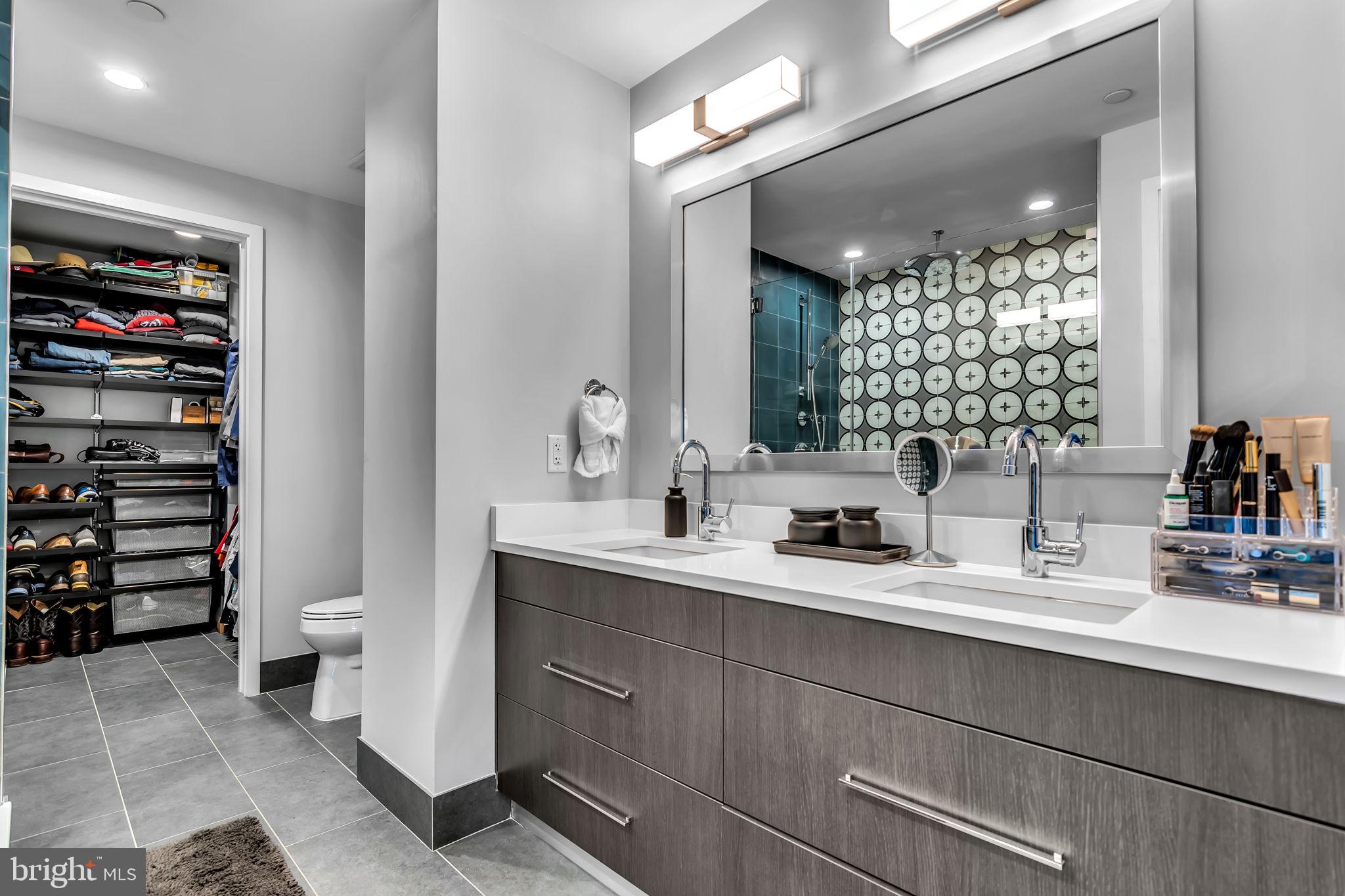 1300 4th Street Southeast, Unit PH2 Washington, DC 20003 - Photo 42 of 60 His & Hers spacious bathroom