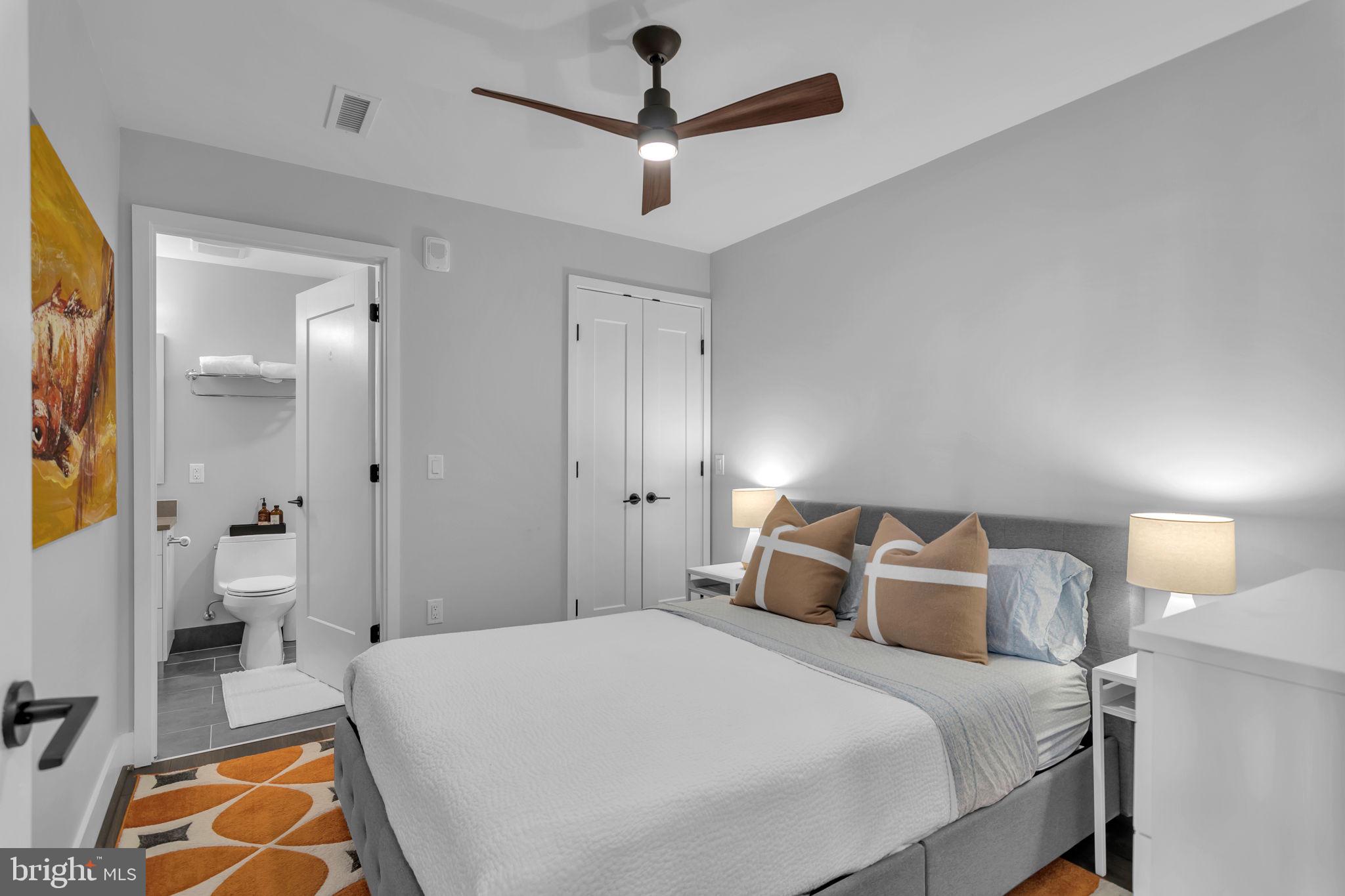 1300 4th Street Southeast, Unit PH2 Washington, DC 20003 - Photo 9 of 60 Perfect bedroom for guests with private bath.