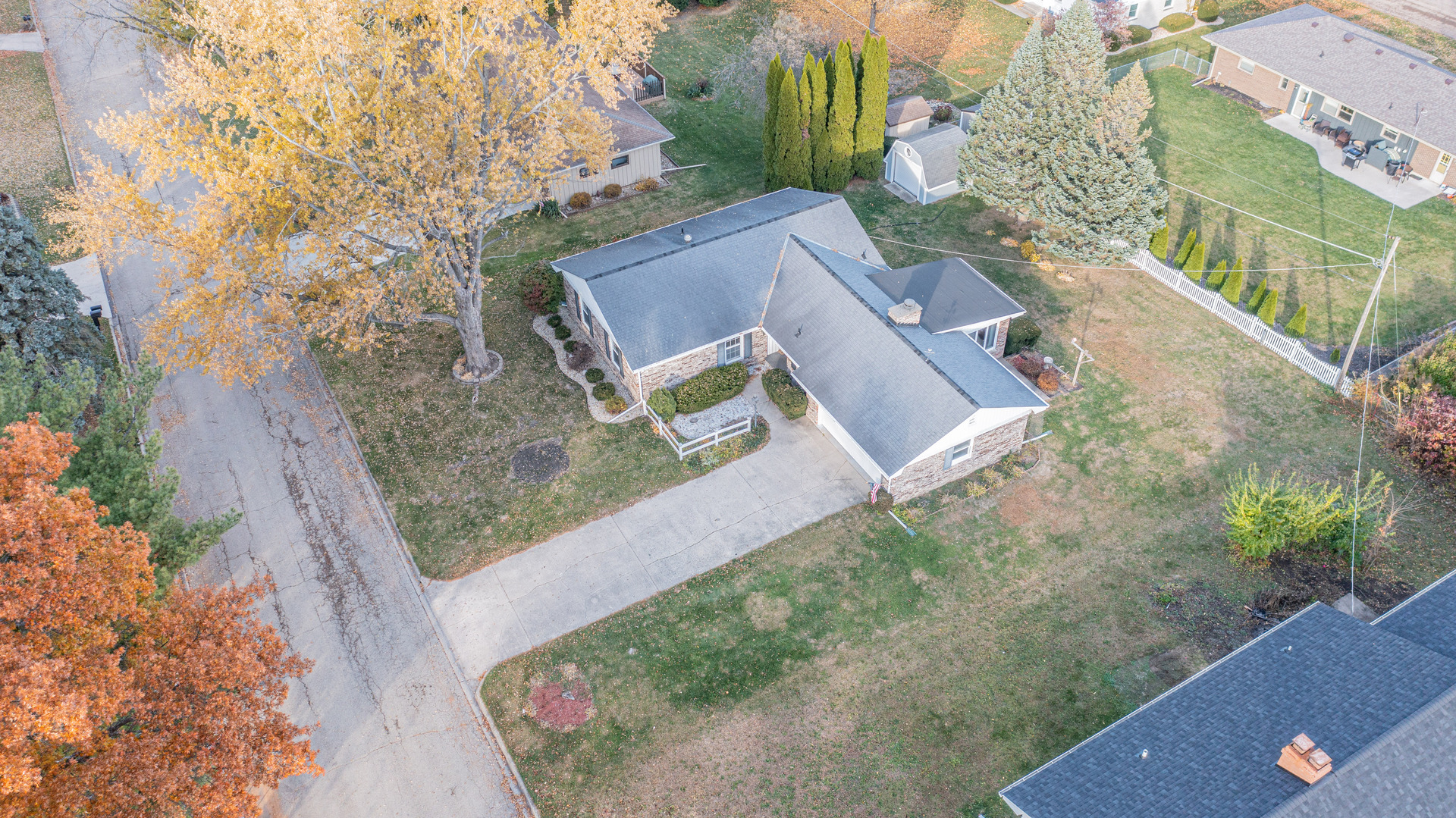 1403 Timothee Lane Mendota, IL 61342 - Photo 26 of 28 an aerial view of a house