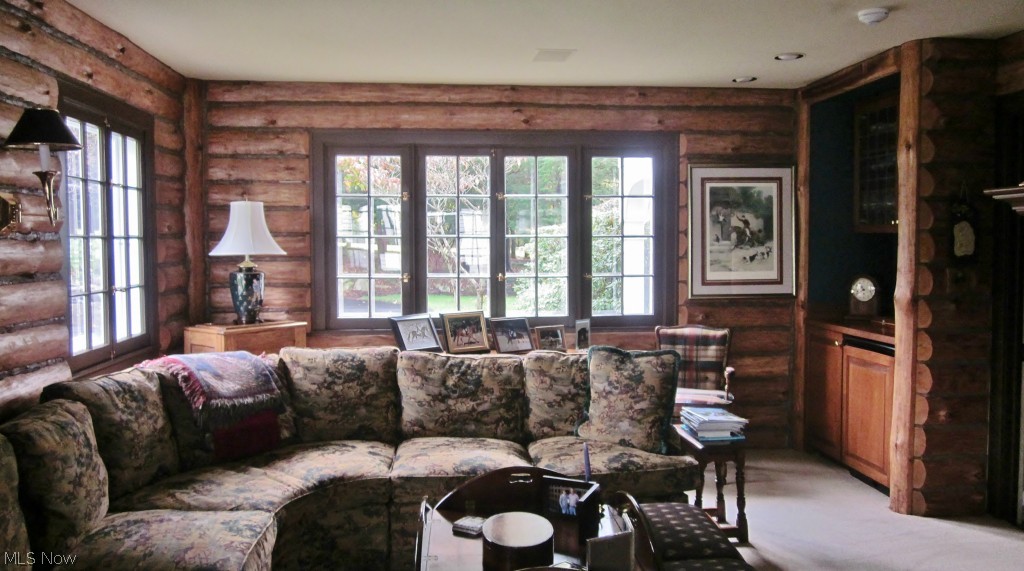 8844 Mentor Road Mentor, OH 44060 - Photo 20 of 25 Rustic Family Room with stone fireplace.