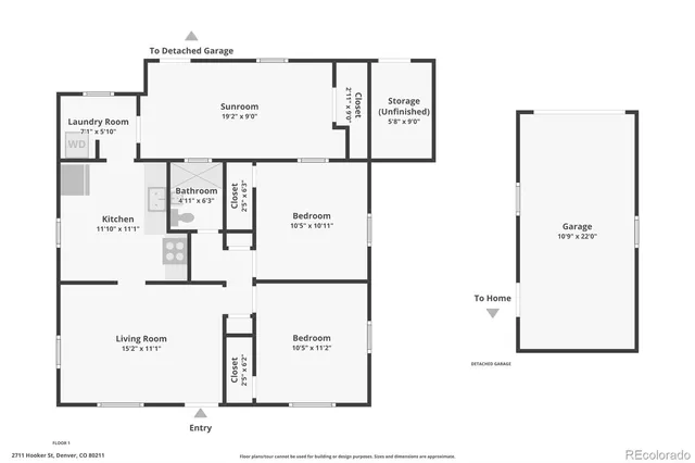 $550,000 | 2711 Hooker Street, Denver, CO 80211
