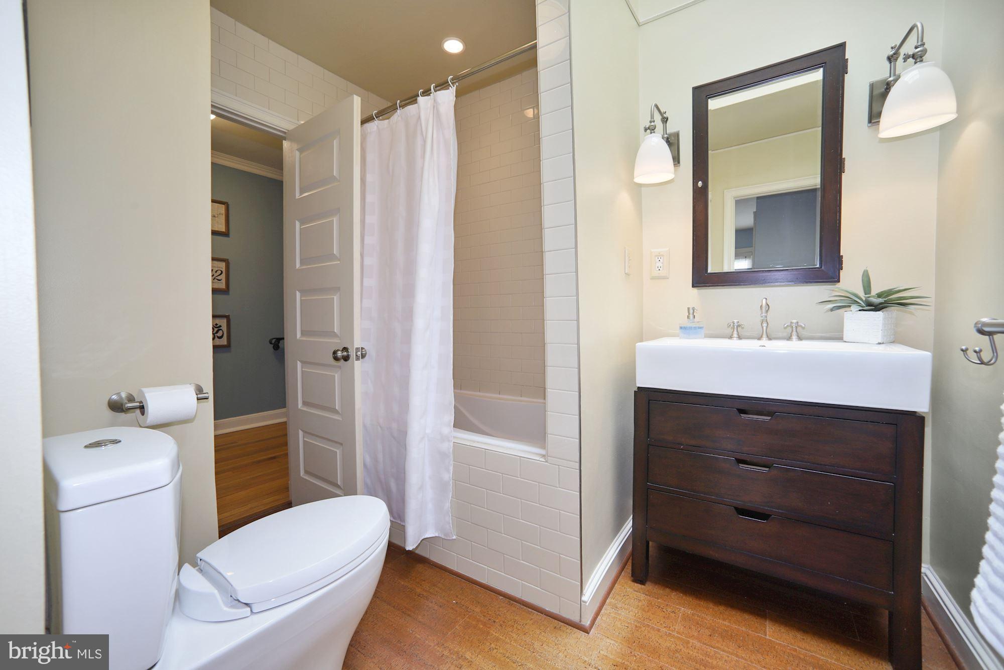 1724 E Street Northeast Washington, DC 20002 - Photo 16 of 24 Light filled bath upper level