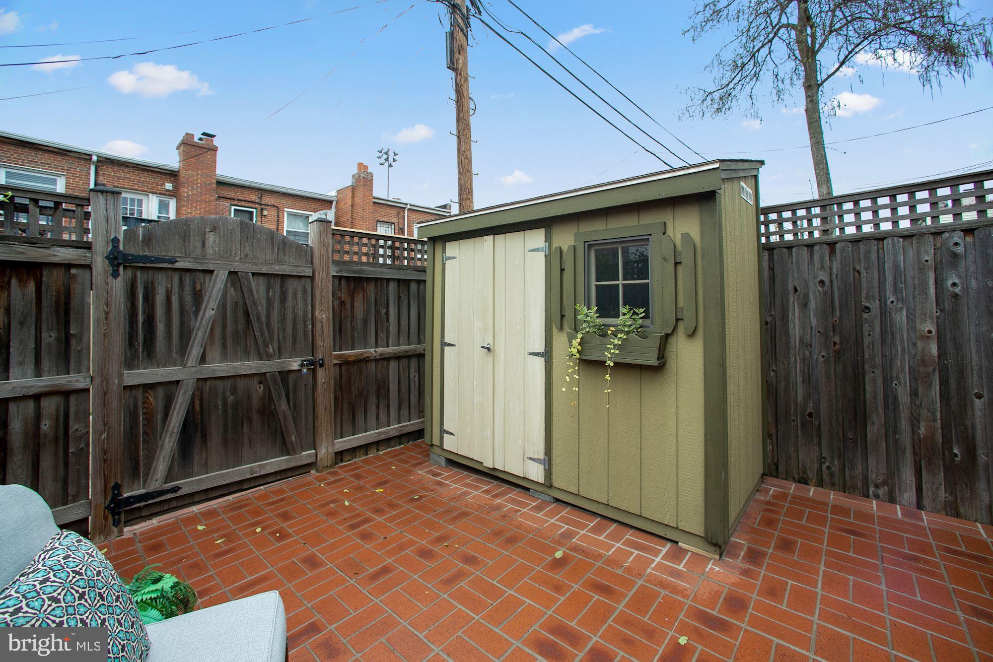 1724 E Street Northeast Washington, DC 20002 - Photo 21 of 24 Outdoor storage shed.