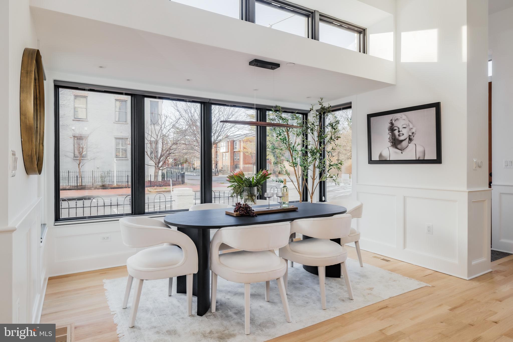 304 N Street Northwest, Unit 1 Washington, DC 20001 - Photo 20 of 47 a dining room with furniture and window