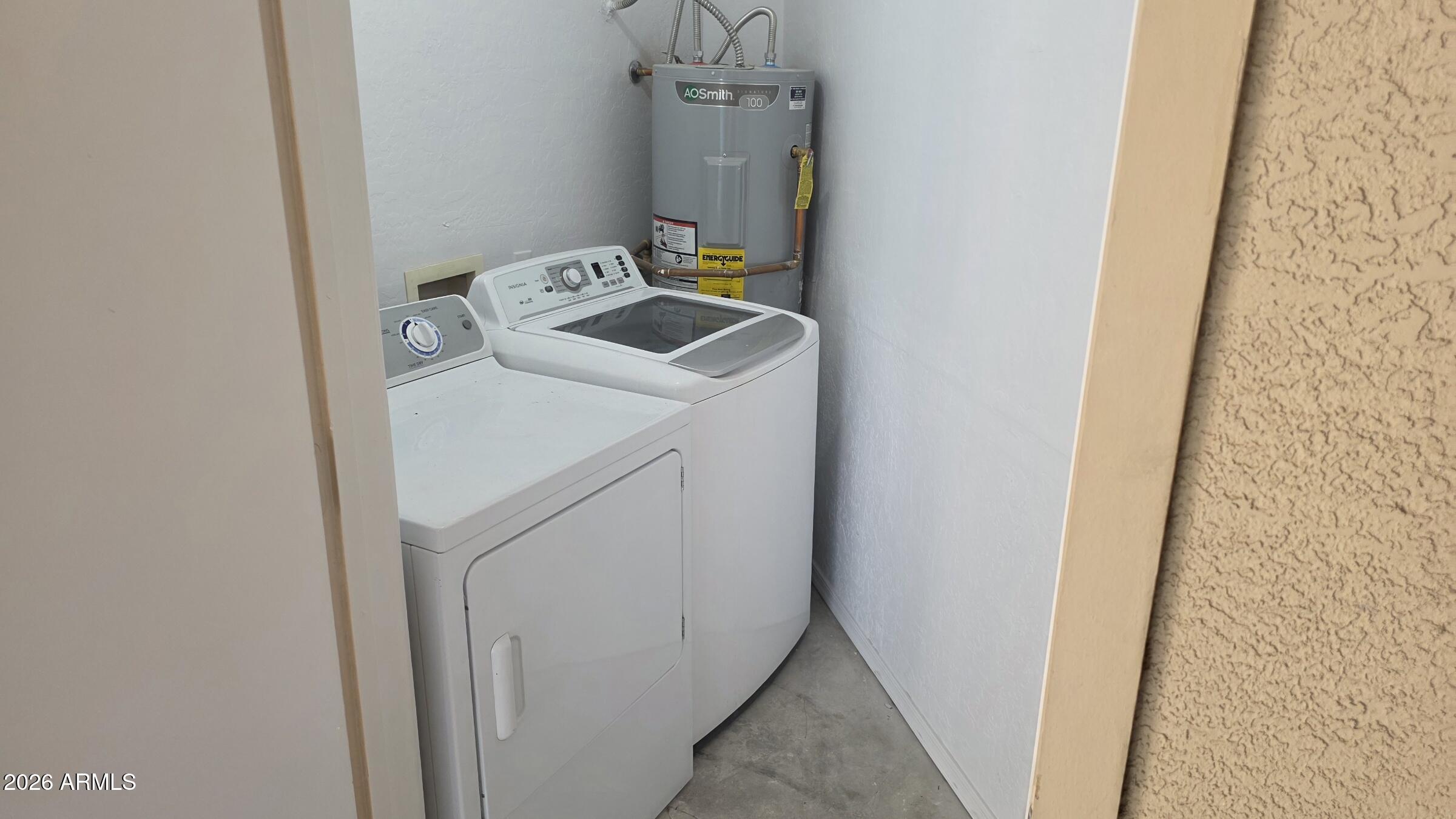 1287 North Alma School Road, Unit 282 Chandler, AZ 85224 - Photo 14 of 18 a utility room with dryer and washer