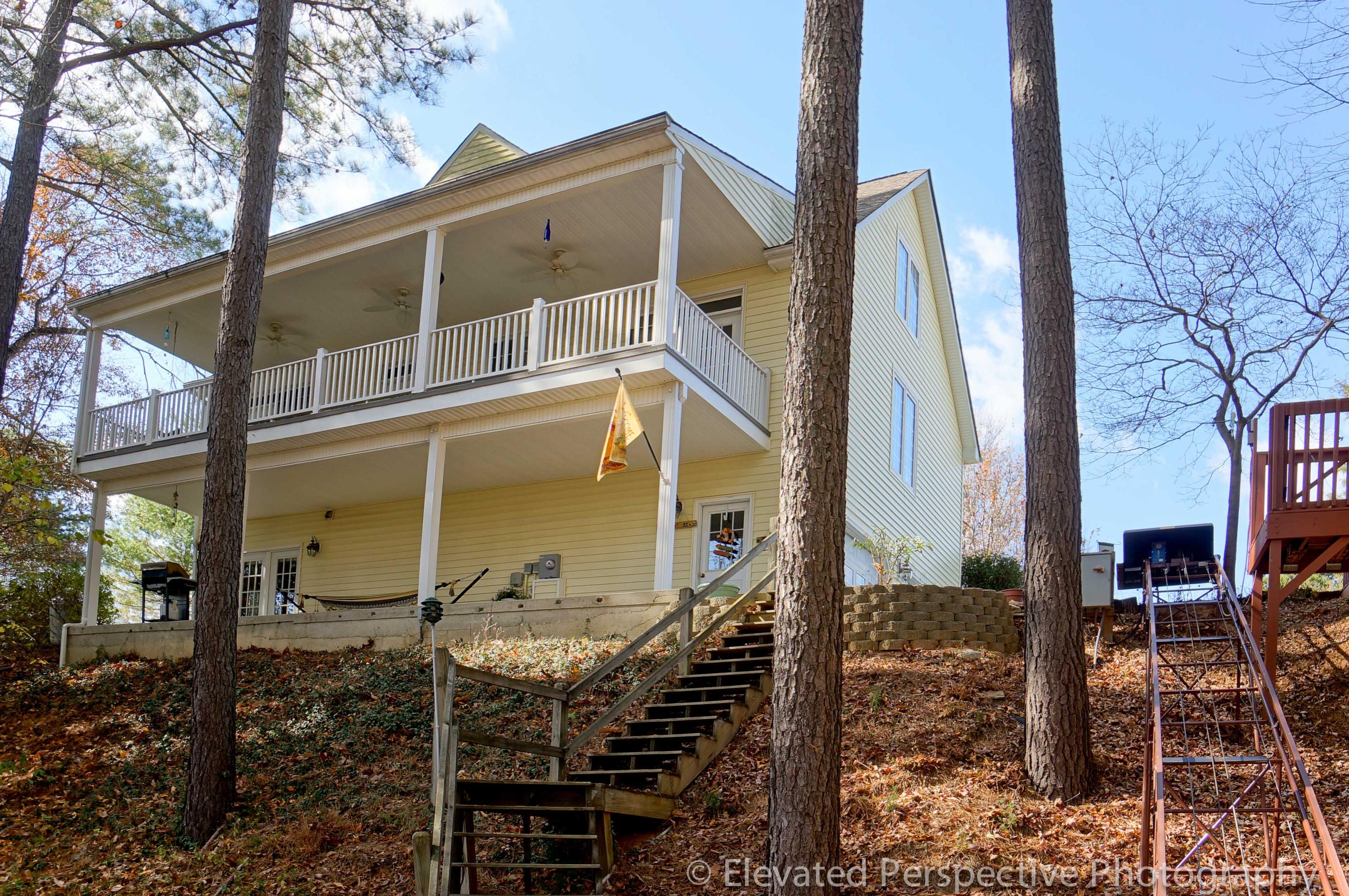 6248 Horseshoe Bend Road Goodview, VA 24095 - Photo 13 of 32 Covered Trex Deck & CC Patio on Lakeside