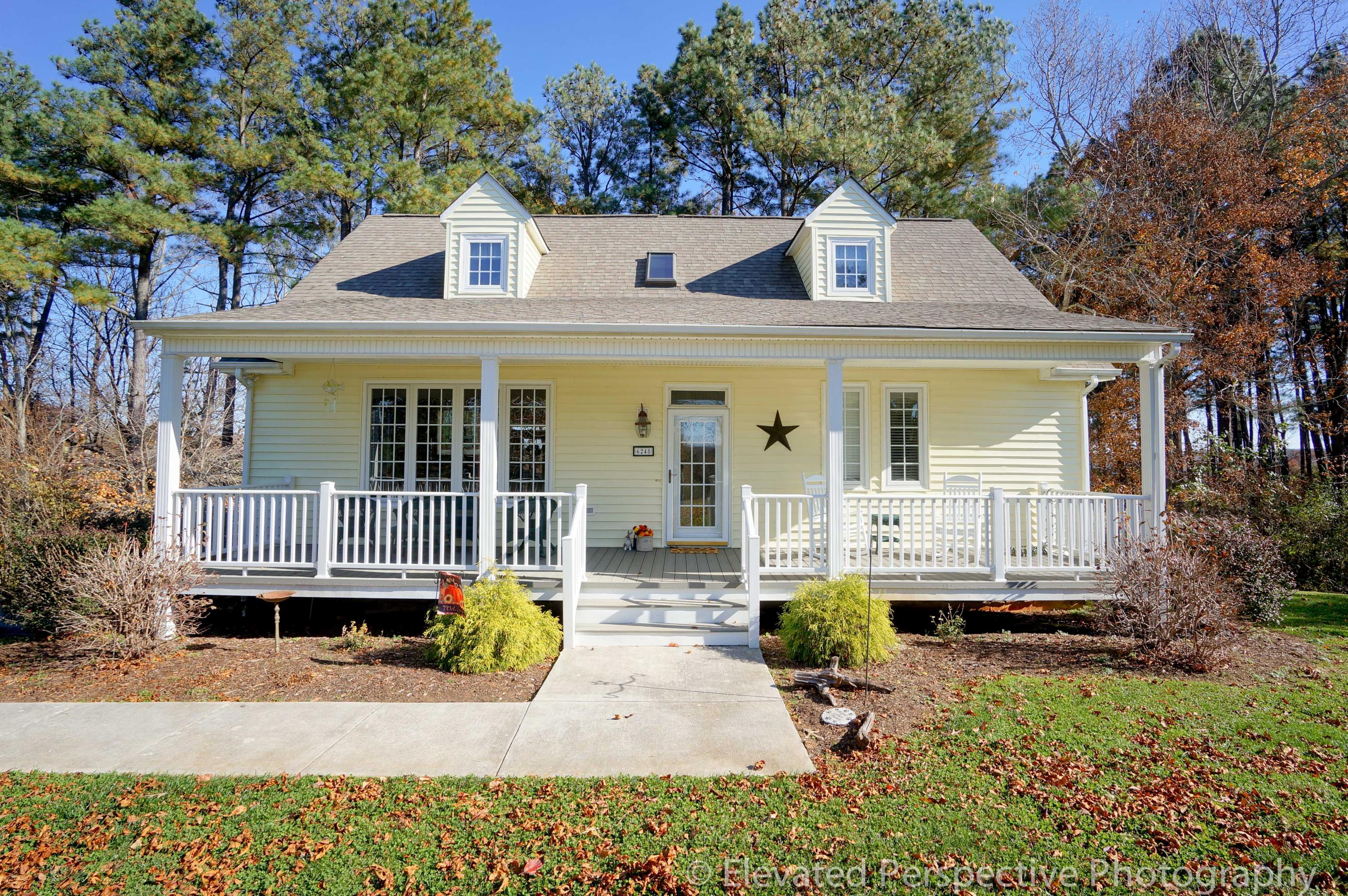 6248 Horseshoe Bend Road Goodview, VA 24095 - Photo 14 of 32 Cape Lake Design with Covered Trex Porch