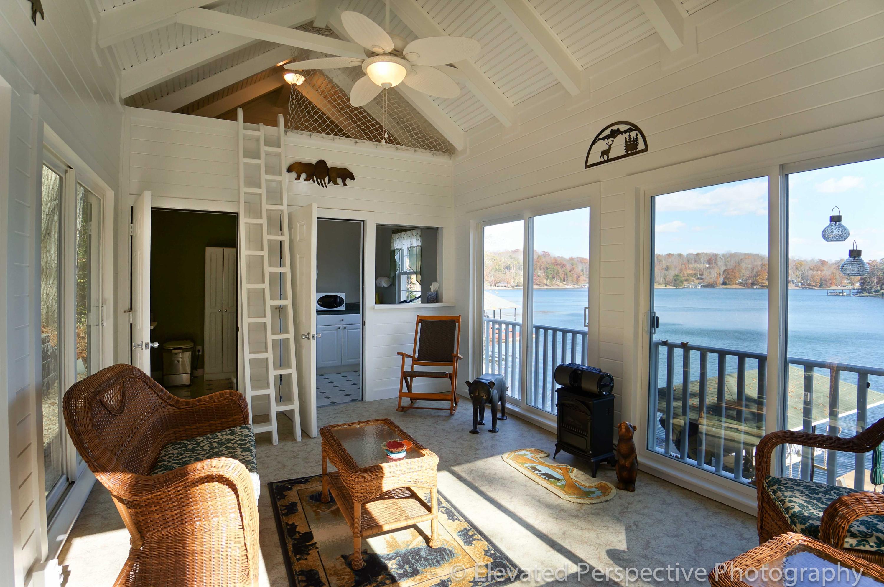 6248 Horseshoe Bend Road Goodview, VA 24095 - Photo 8 of 32 Lakeside Cabana with Kitchen & Bath Area
