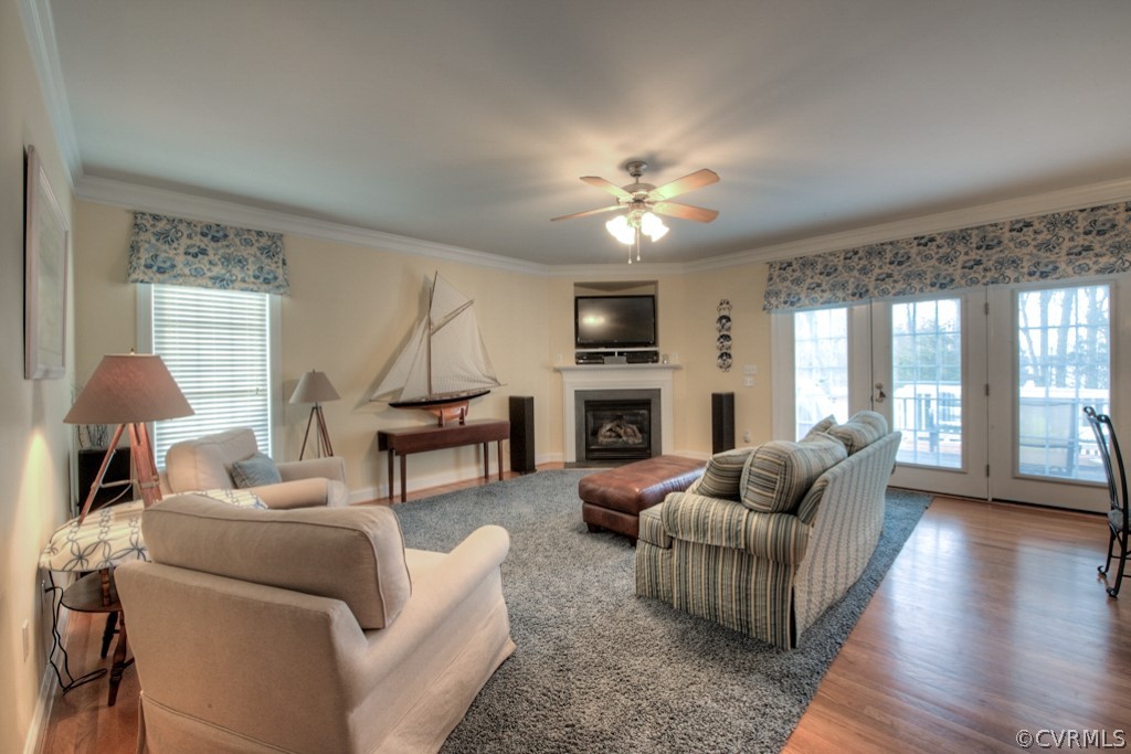 5800 Spinnaker Cove Road Midlothian, VA 23112 - Photo 19 of 50 Comfortable Family Room with corner gas fireplace.