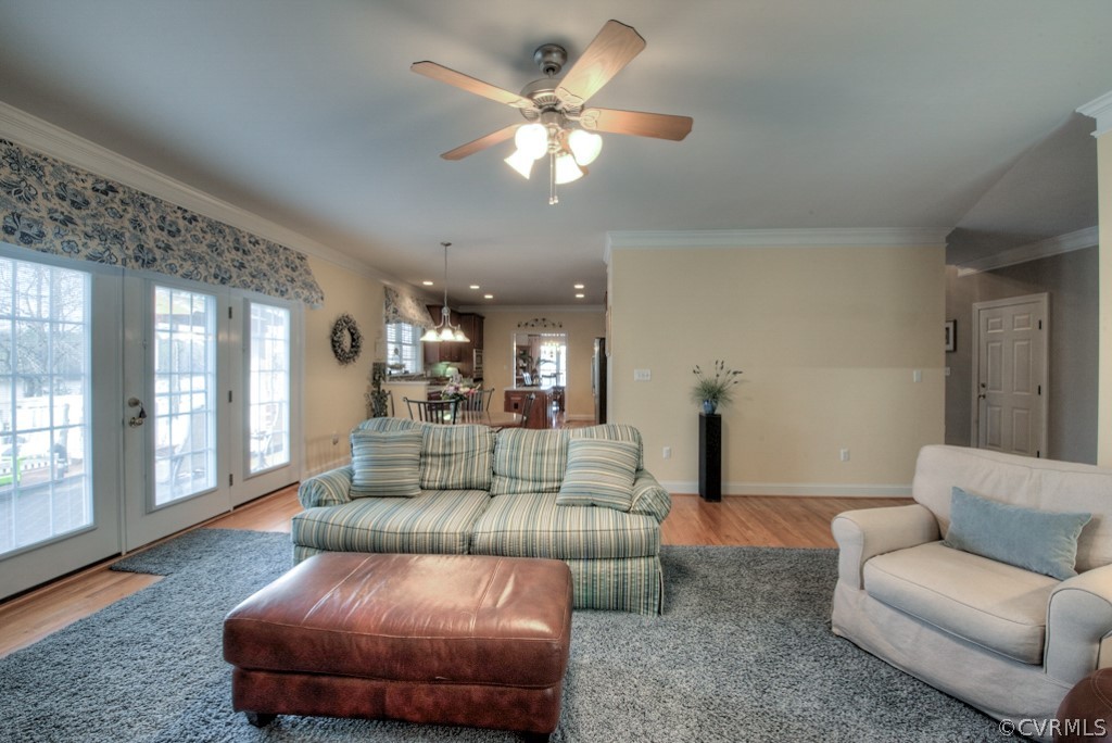 5800 Spinnaker Cove Road Midlothian, VA 23112 - Photo 21 of 50 Open to kitchen and doors lead to deck.