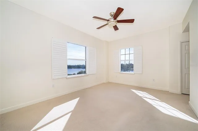 a view of a window in a room