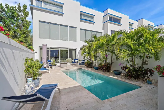 a house view with a garden space