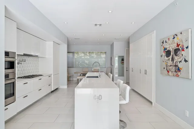 a room with dryer and washer