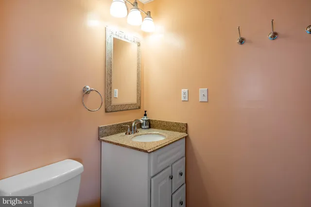 a view of balcony with wooden floor