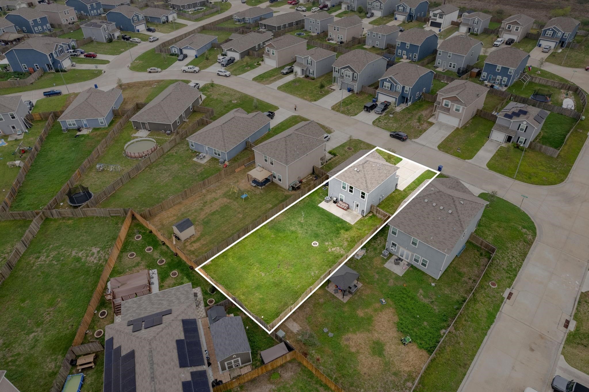 8018 Distant Harbor Road Cove, TX 77523 - Photo 2 of 14 Large backyard