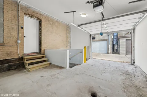 a view of an empty room and a windows