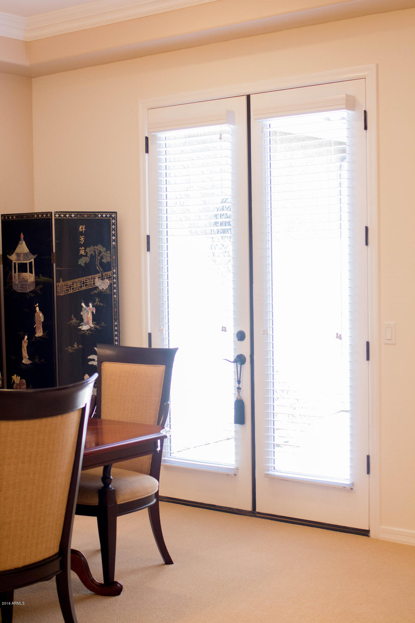 20117 East Quintero Road Queen Creek, AZ 85142 - Photo 29 of 82 French doors lead out to the courtyard