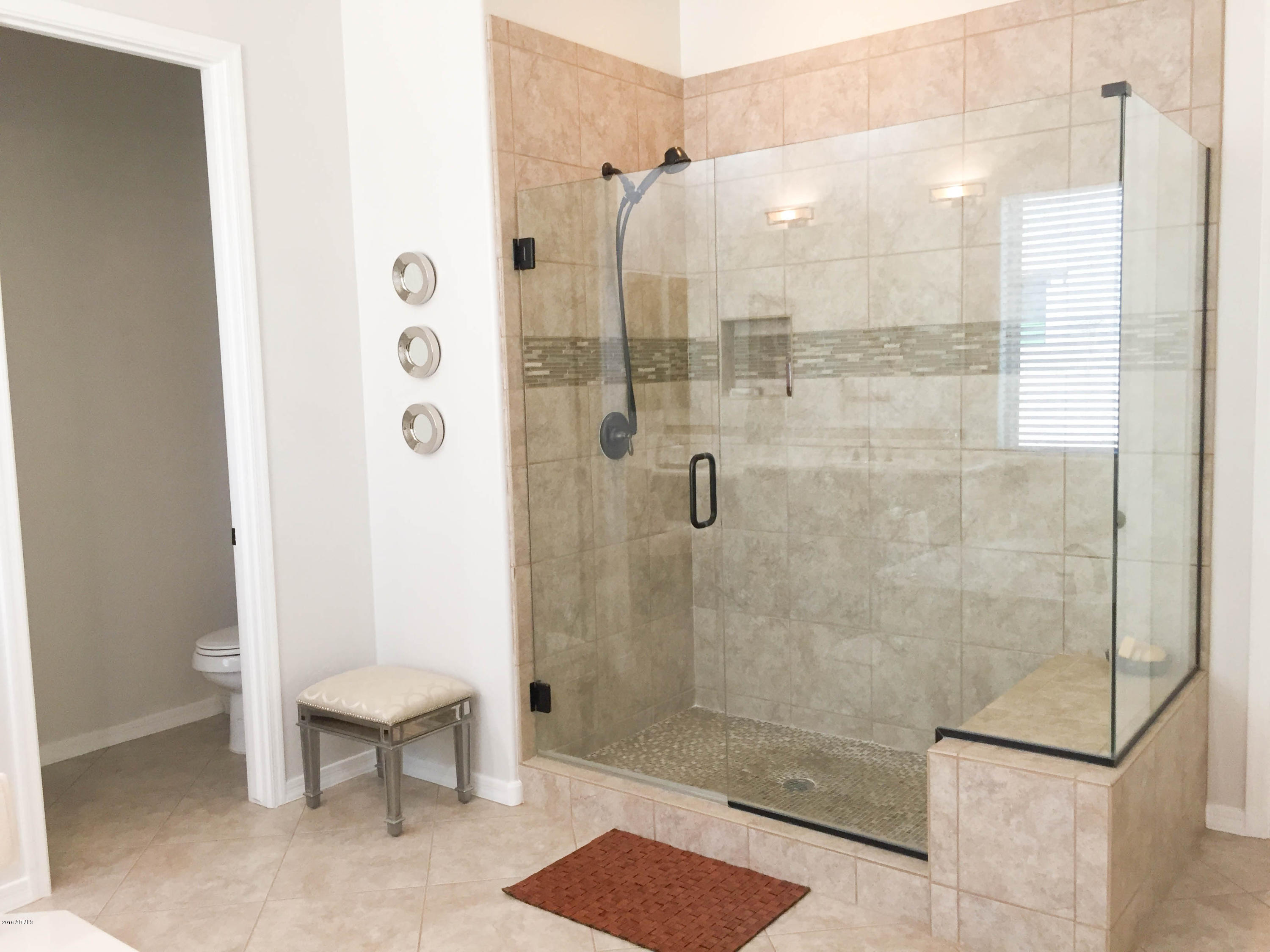 20117 East Quintero Road Queen Creek, AZ 85142 - Photo 64 of 82 Walk-in shower enclosure w/ seating