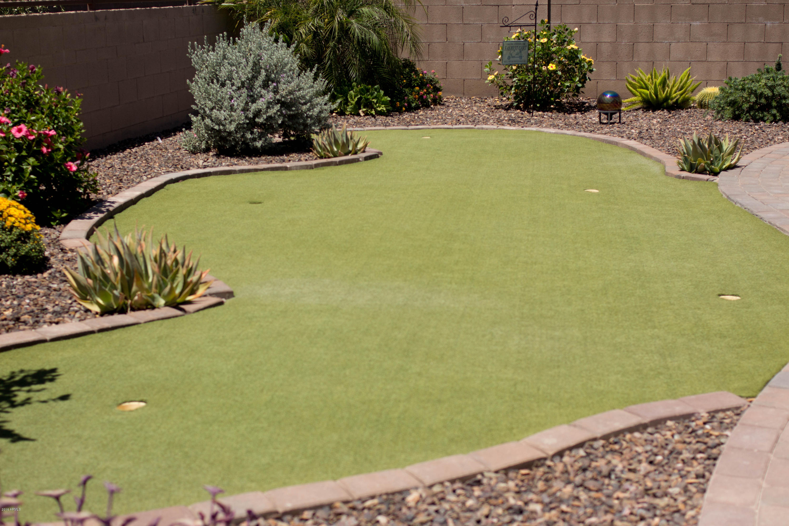 20117 East Quintero Road Queen Creek, AZ 85142 - Photo 72 of 82 Personal backyard putting green