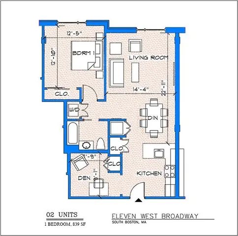 $3,600 | 11 West Broadway, Unit 205, Boston, MA 02127