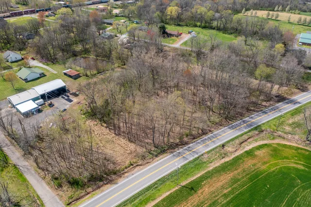 a view of an outdoor space and swimming pool