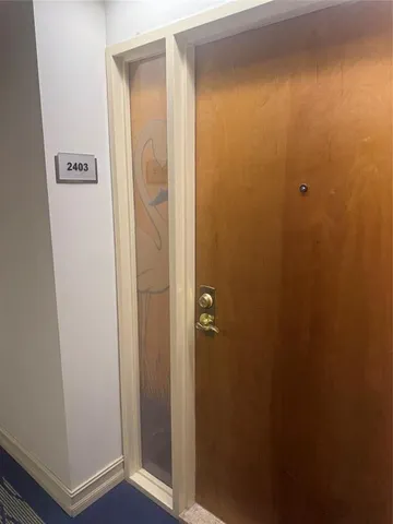 a view of empty room