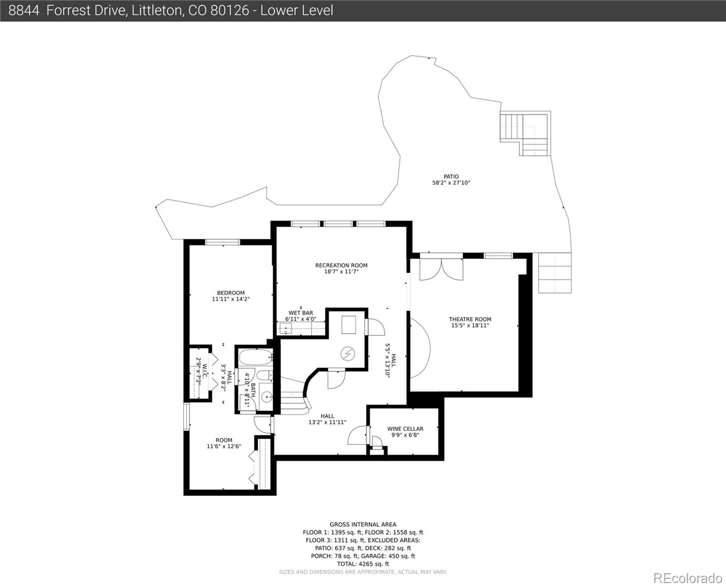8844 South Forrest Drive Highlands Ranch, CO 80126 - Photo 39 of 40 a picture of a bench in the floor