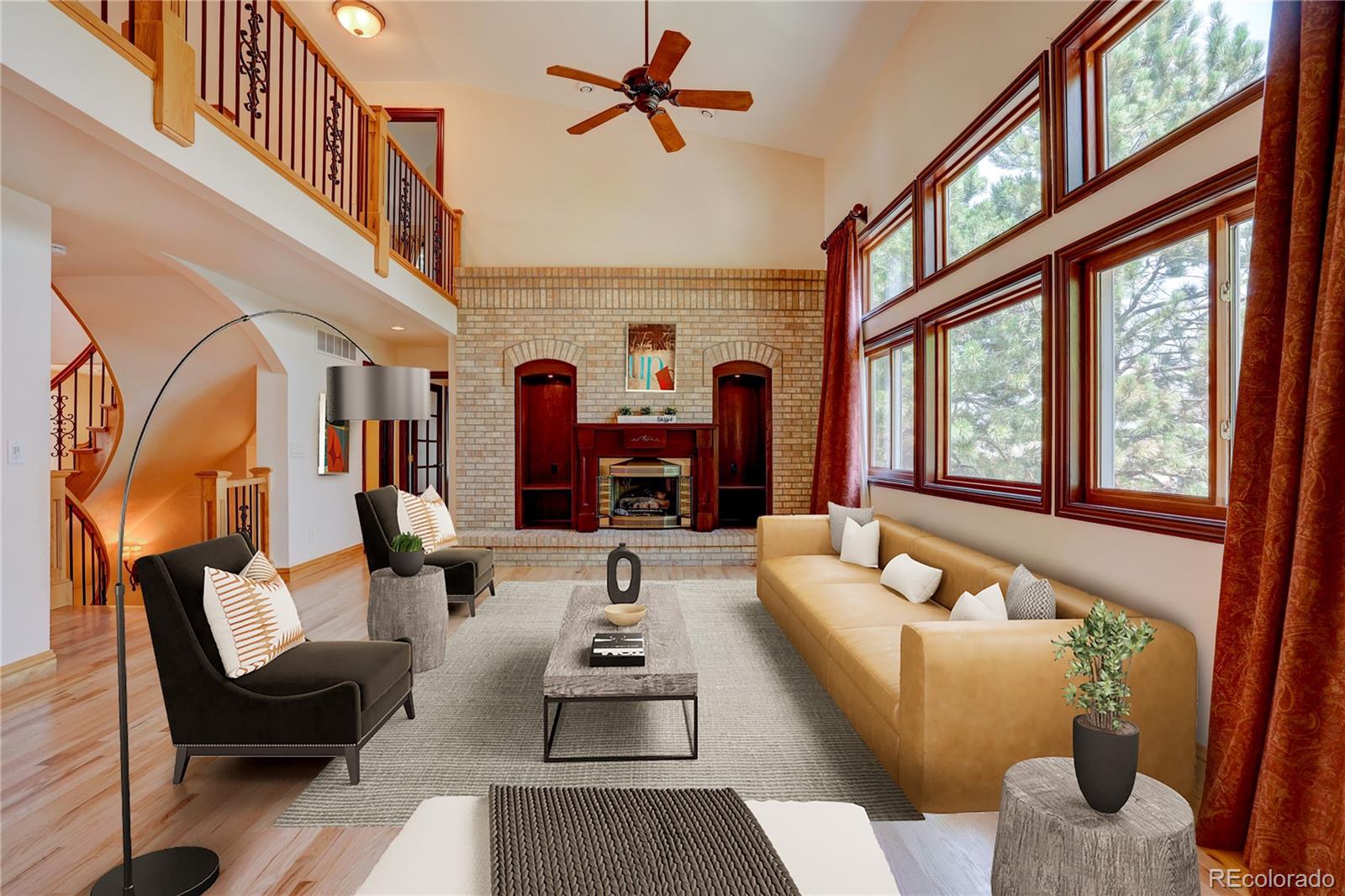 8844 South Forrest Drive Highlands Ranch, CO 80126 - Photo 10 of 40 a living room with furniture or couch and a large window