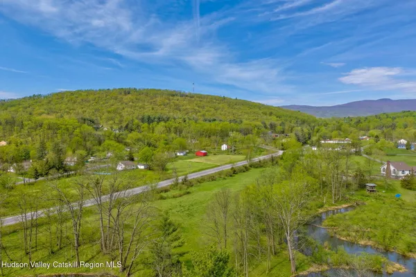 a view of an outdoor space with a lake view