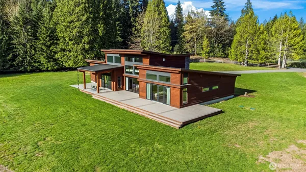 a view of outdoor space and deck