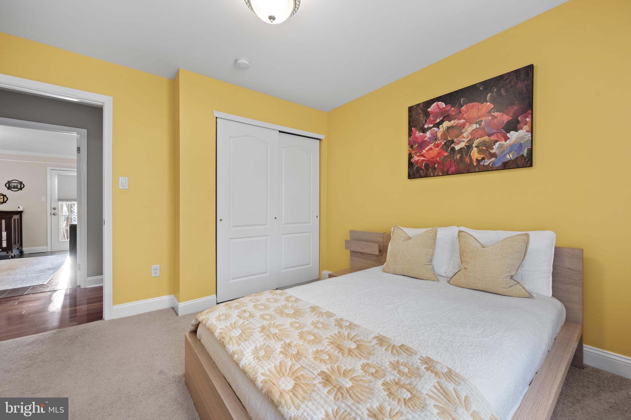11 Frederick Street Sicklerville, NJ 08081 - Photo 32 of 57 a bedroom with a bed and a painting on the wall