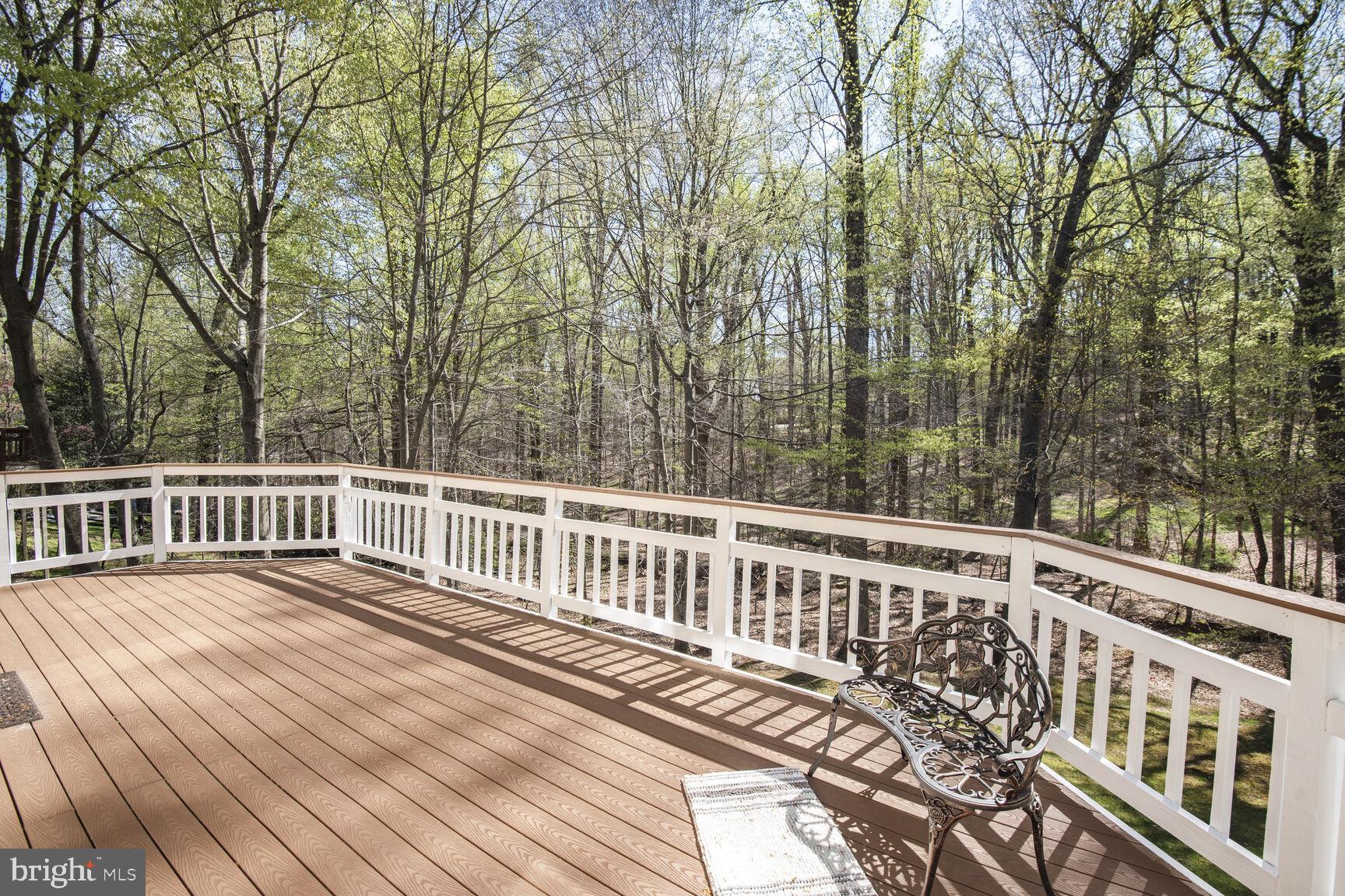 7816 Laurel Leaf Drive Potomac, MD 20854 - Photo 8 of 31 a view of a wooden deck with trees
