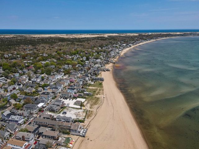 an aerial view of a houses