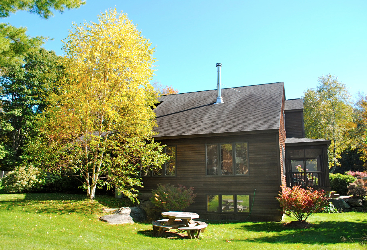 29 Corashire Road Monterey, MA 01245 - Photo 27 of 32 a front view of a house with garden