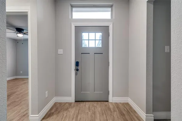 wooden floor in a gallery