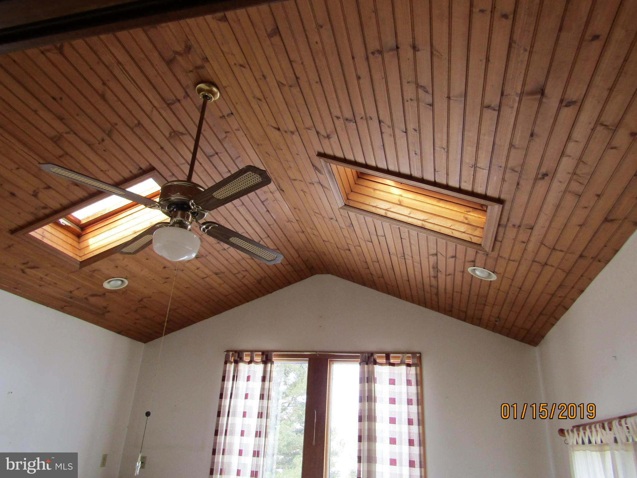 1295 Breneman Road Conestoga, PA 17516 - Photo 14 of 34 Vaulted ceiling in sunroom, skylights &ceiling fan