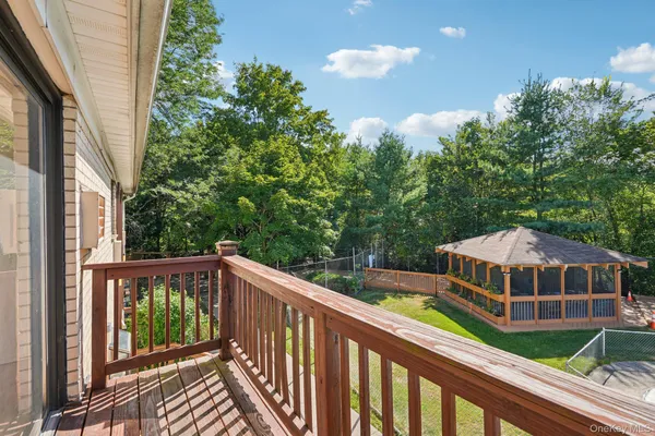 a house view with a garden space