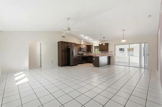 a view of a room with entry way