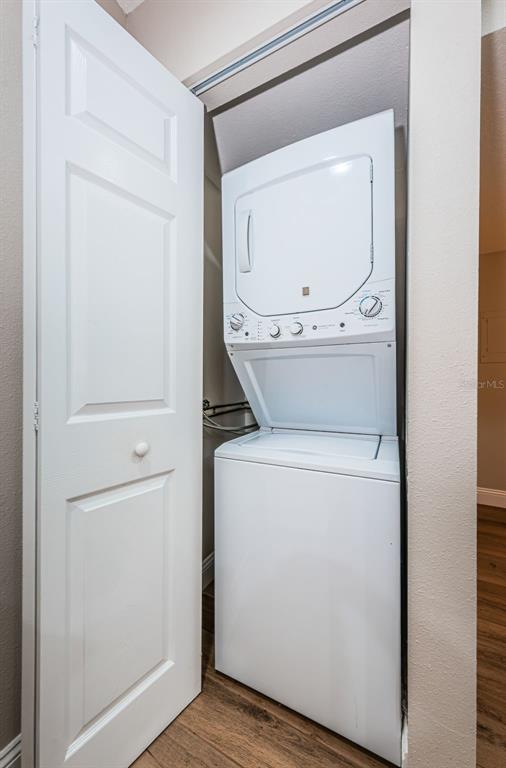 5157 Silent Loop, Unit 301 New Port Richey, FL 34652 - Photo 39 of 71 a utility room with dryer and washer