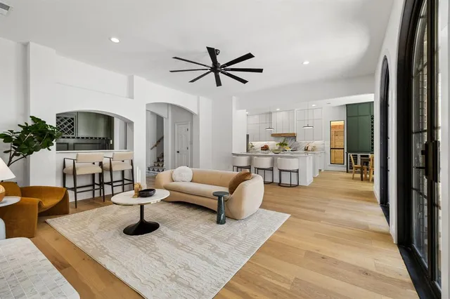 a kitchen with a sink cabinets and window