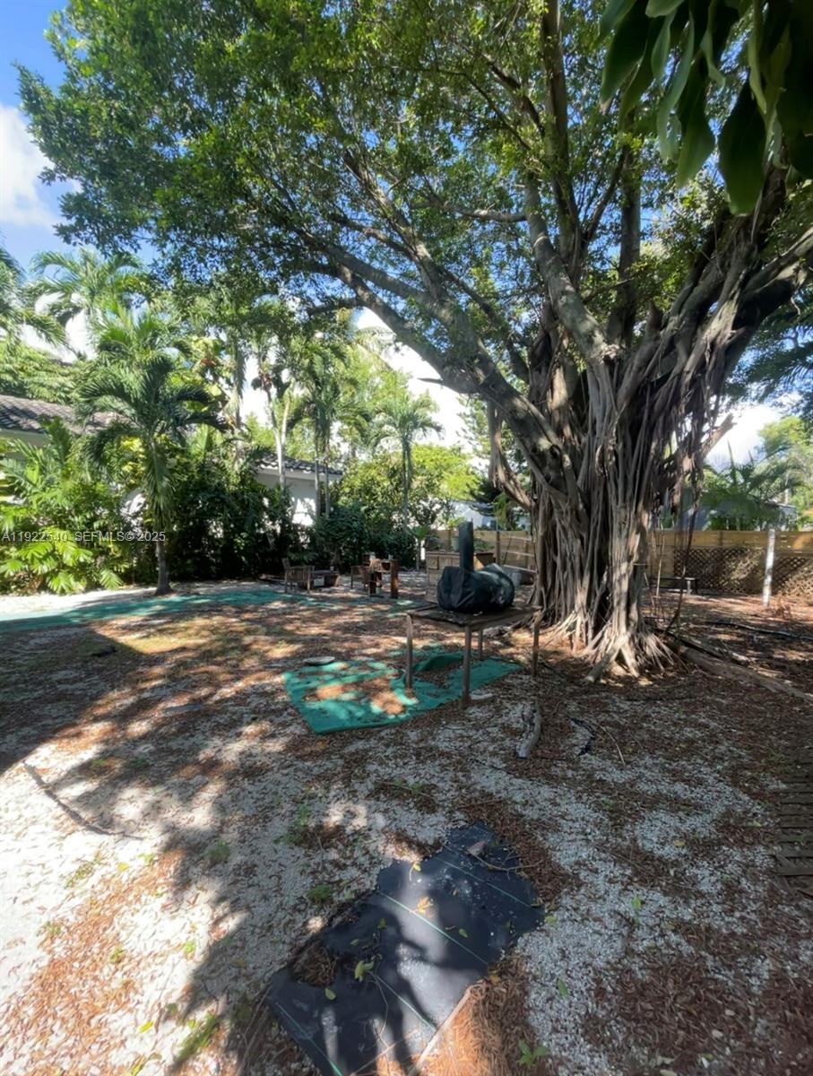 531 Northeast 68th Street, Unit 1 Miami, FL 33138 - Photo 10 of 11 a view of backyard with green space