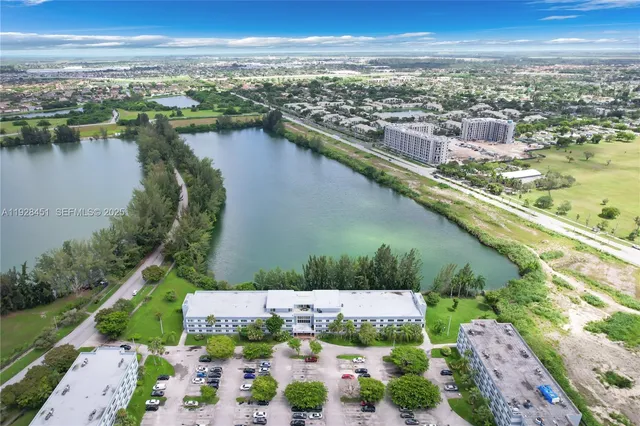 a view of a city and a lake view